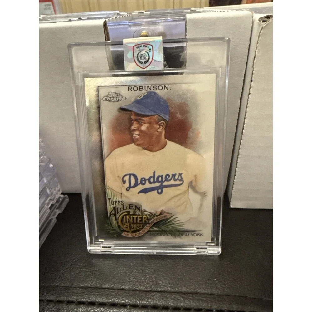 2022 Topps A&G Chrome Jackie Robinson Refractor SP Brooklyn Dodgers #108💥🔥